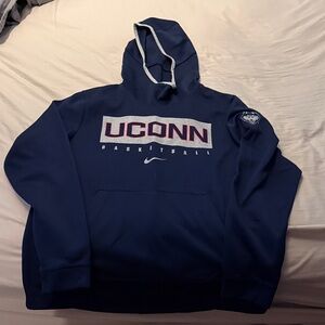 UConn Huskies Basketball DriFit Nike Hoodie